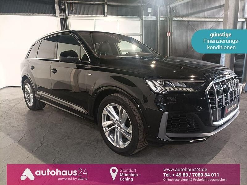 Schwarz Gebraucht 2020 Audi Q7 S-Line SUV | 50.970 € (Guter Preis) - Bild 1/4