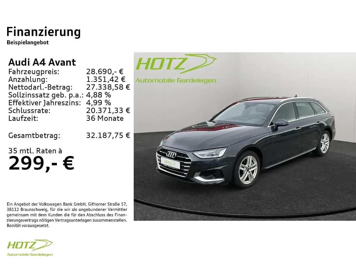 Gebraucht Audi A4 Advanced 204 PS (150 kW) 2023 Kombi