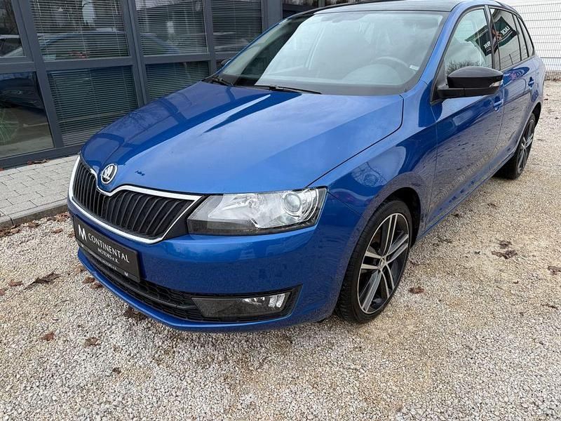 Gebraucht Skoda Rapid Ambition 110 PS (80 kW) 2017 Blau Kleinwagen
