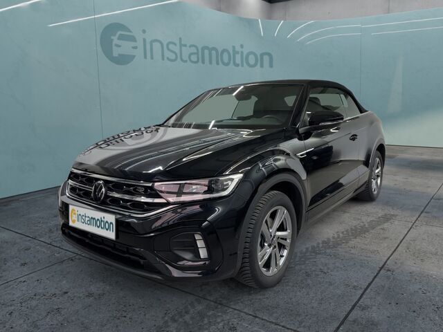 Gebraucht VW T-Roc Cabriolet R-line 150 PS (110 kW) 2024 Schwarz Cabrio