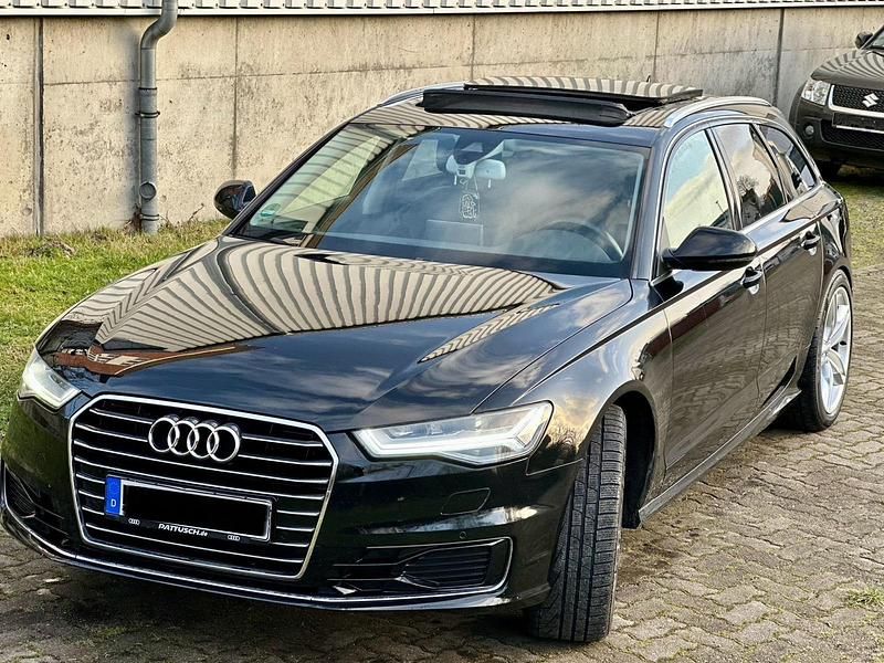 Schwarz Gebraucht 2015 Audi A6 Ambiente Kombi | 11.900 € (Superpreis) - Bild 1/4