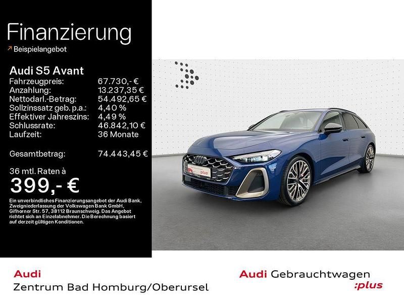 Blau Gebraucht 2024 Audi S5 Edition .1 Kombi | 67.730 € (Fairer Preis) - Bild 1/4