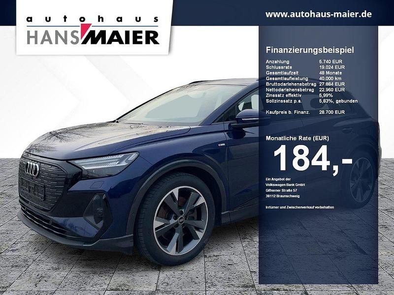 Gebraucht Audi Q4 e-tron S-Line 150 kW (204 PS) 2022 Blau SUV