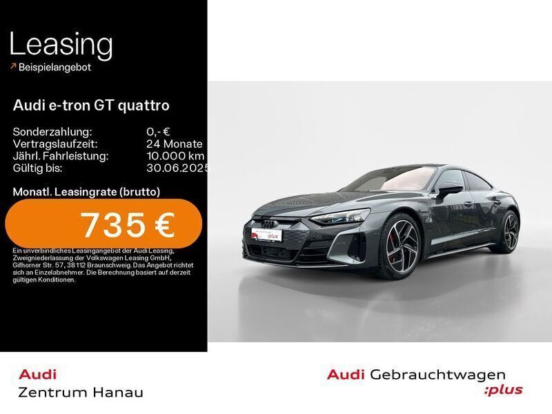 Daytonagrau perleffekt Gebraucht 2024 Audi e-tron GT quattro Ambiente Limousine | 96.659 € - Bild 1/4