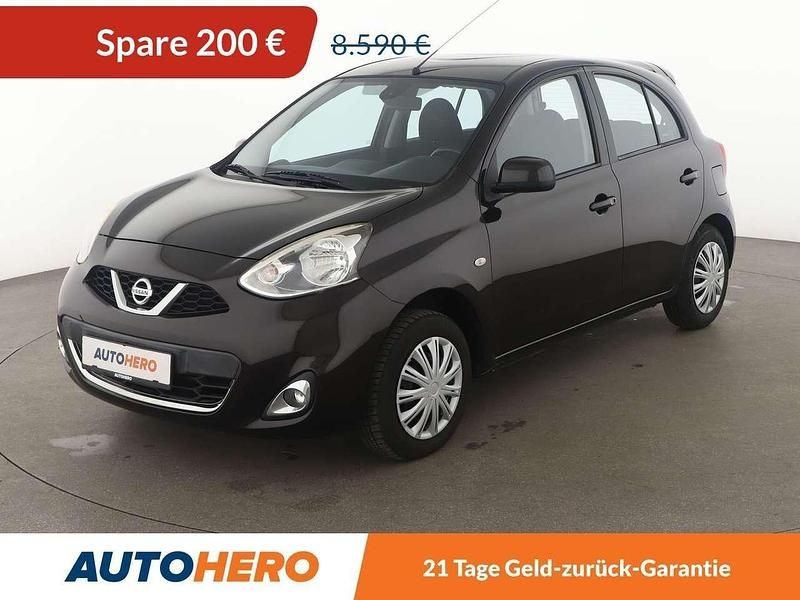 Lila Gebraucht 2016 Nissan Micra Acenta Kleinwagen | 8.390 € (Etwas zu teuer) - Bild 1/3