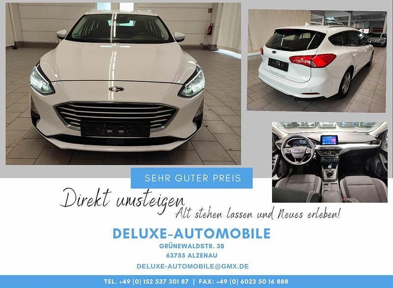 Weiß Gebraucht 2020 Ford Focus Limousine | 8.950 € (Superpreis) - Bild 1/3