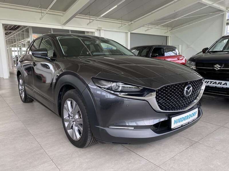 Machine grey Gebraucht 2021 Mazda CX-30 Selection SUV | 23.800 € (Fairer Preis) - Bild 1/4