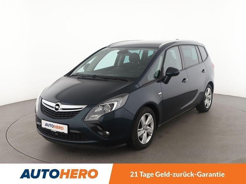 Grün Gebraucht 2015 Opel Zafira Tourer drive Van / Kleinbus | 14.130 € (Teuer) - Bild 1/3