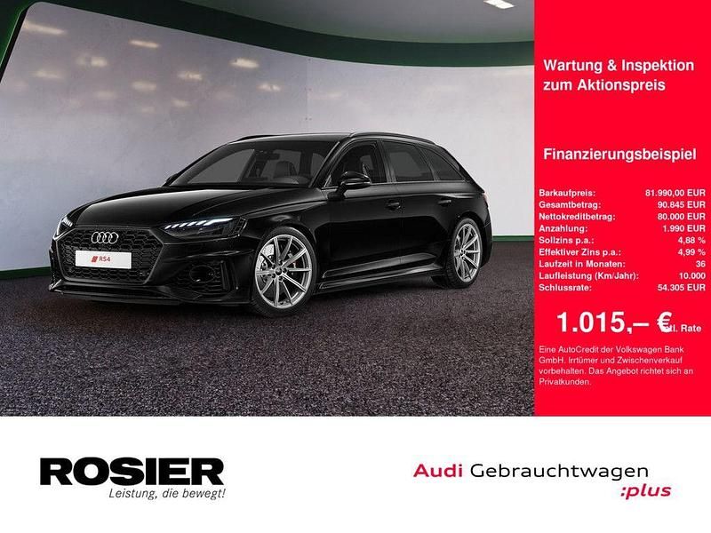 Schwarz / mythosschwarz Gebraucht 2024 Audi RS4 Design Kombi | 81.990 € (Fairer Preis) - Bild 1/4