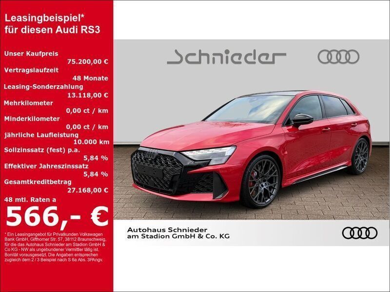Grau Neu 2024 Audi RS3 Ambiente Kleinwagen | 75.200 € - Bild 1/3