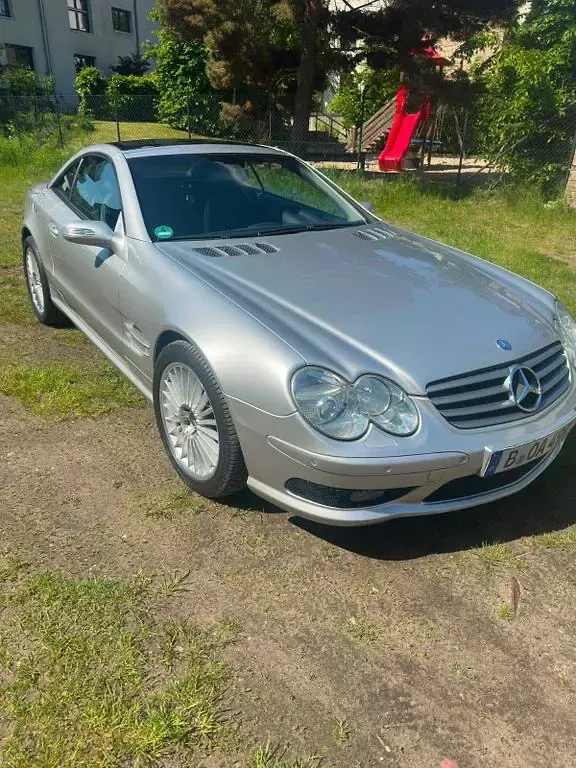 Gebraucht Mercedes SL500 306 PS (225 kW) 2003 Silber Cabrio
