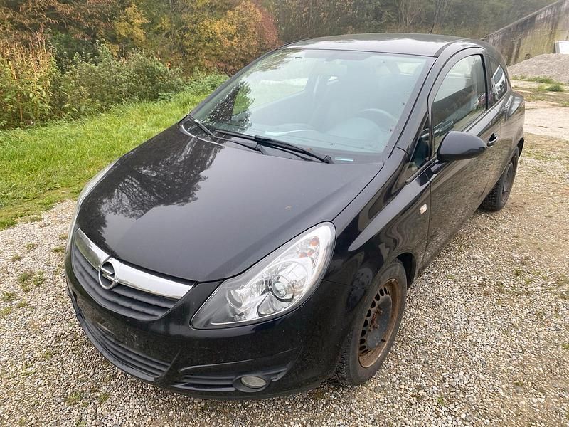 Schwarz Gebraucht 2008 Opel Corsa Kleinwagen | 780 € (Superpreis) - Bild 1/4