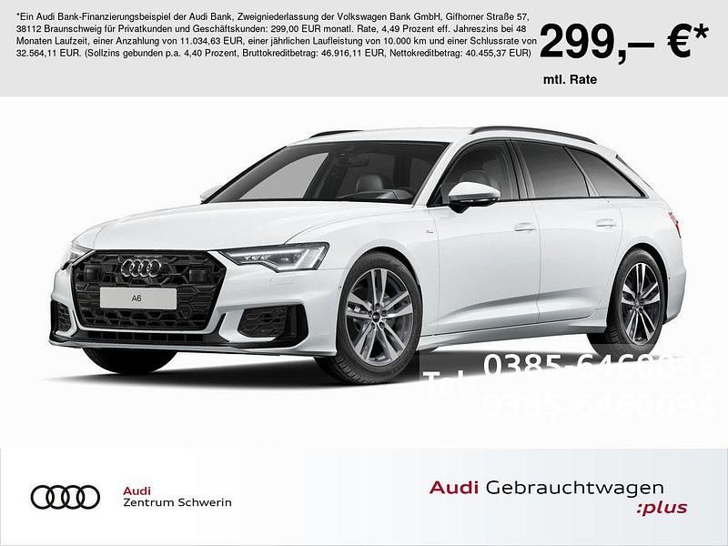 Weiß Gebraucht 2025 Audi A6 S-Line Kombi | 51.490 € - Bild 1/4