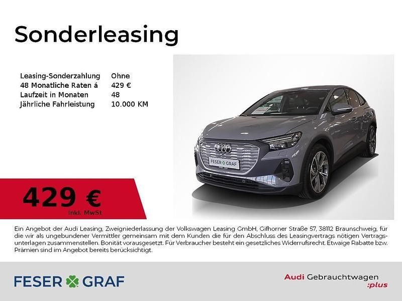 Kieselgrau Gebraucht 2025 Audi Q4 Sportback e-tron Ambiente SUV | 46.990 € (Guter Preis) - Bild 1/4