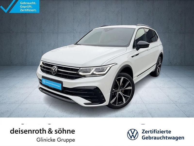 Oryxweiß perlmutteffekt Gebraucht 2024 VW Tiguan Allspace R-line SUV | 49.975 € (Teuer) - Bild 1/4