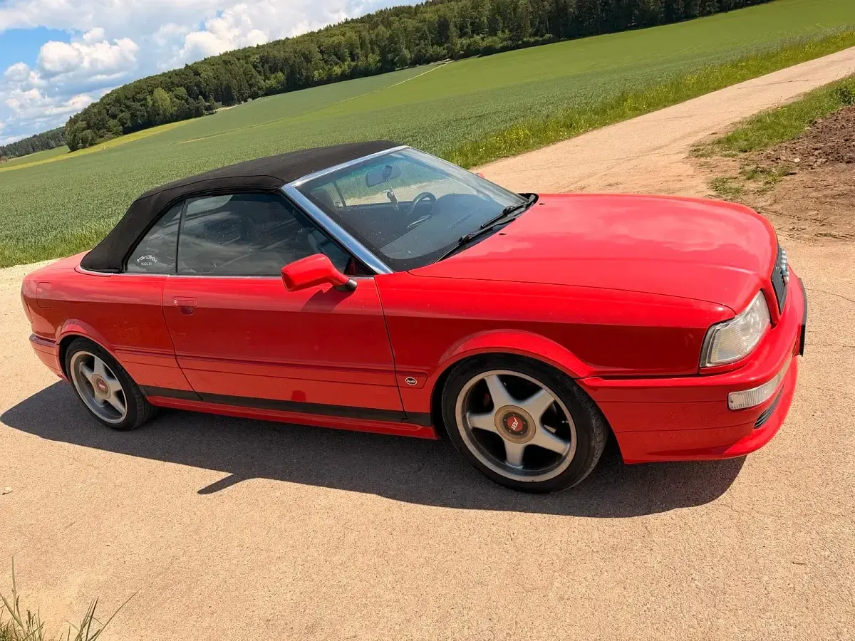 Gebraucht Audi 80 133 PS (97 kW) 1993 Rot Cabrio