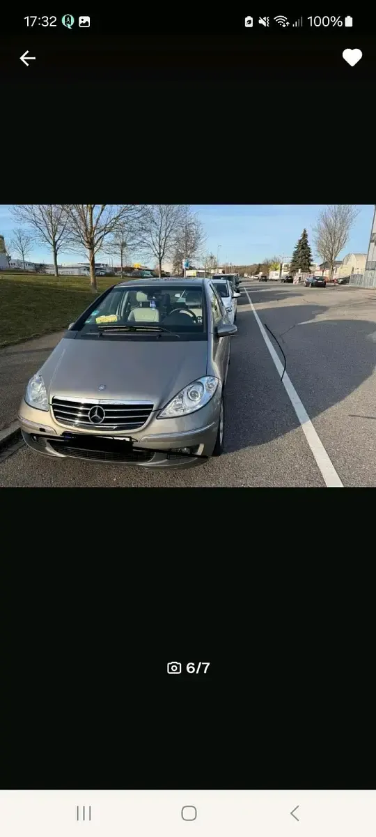 Gebraucht Mercedes A150 85 PS (62 kW) 2006 Silber Van / Kleinbus