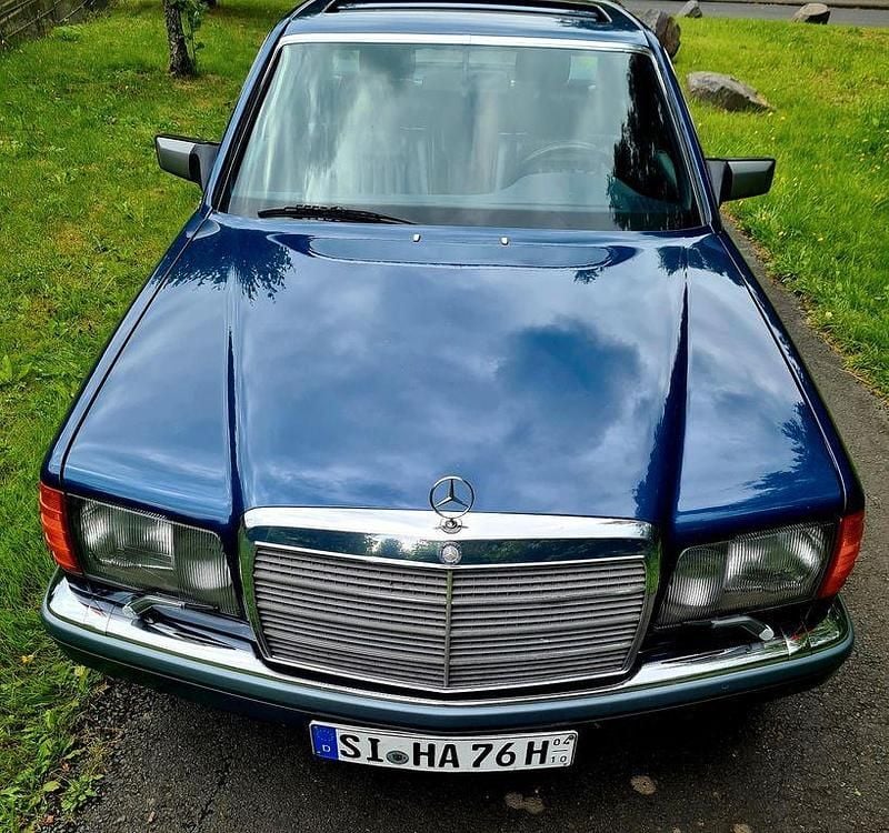 Gebraucht Mercedes E420 205 PS (150 kW) 1986 Blau Limousine