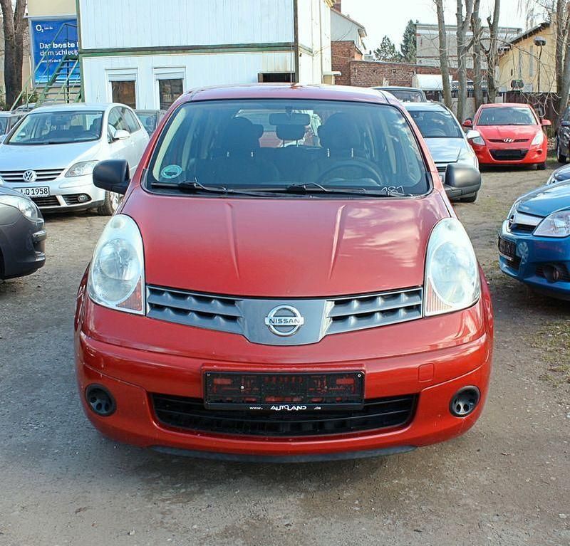 Gebraucht Nissan Note Visia 88 PS (64 kW) 2008 Rot Kleinwagen