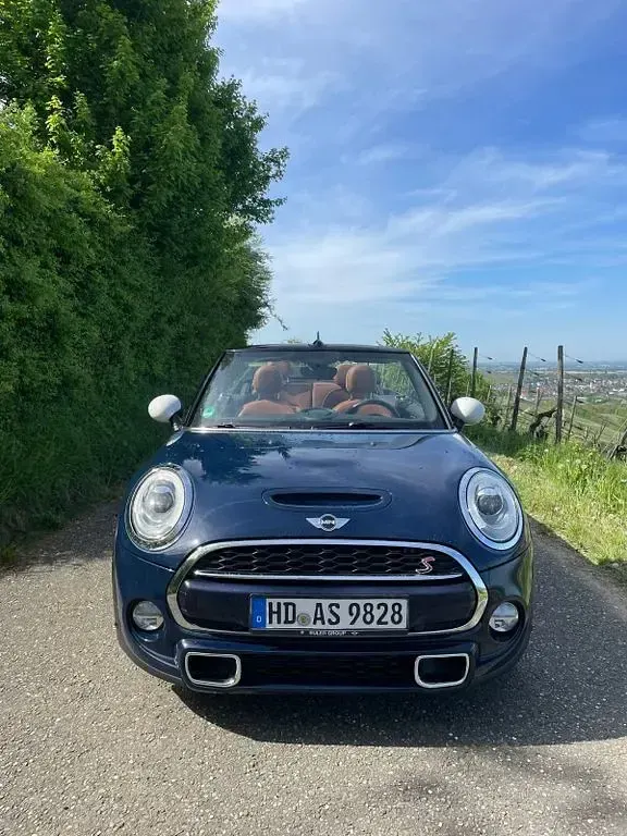 Brugt Mini Cooper S Cabriolet 192 HK (141 kW) 2017 Blå Cabriolet