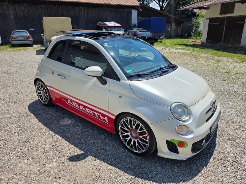 Weiß Gebraucht 2008 Fiat 500 Abarth Kleinwagen | 6.400 € - Bild 1/4