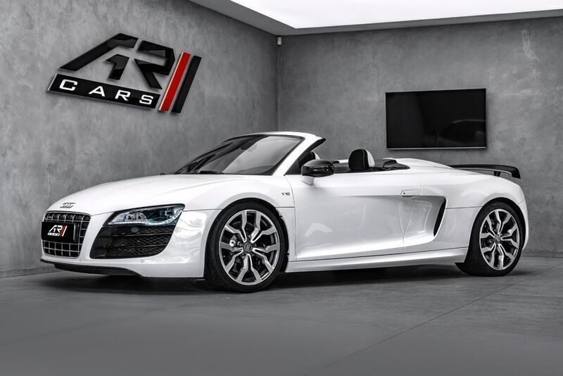 Weiß Gebraucht 2010 Audi R8 Spyder Sport Cabrio | 78.900 € - Bild 1/4