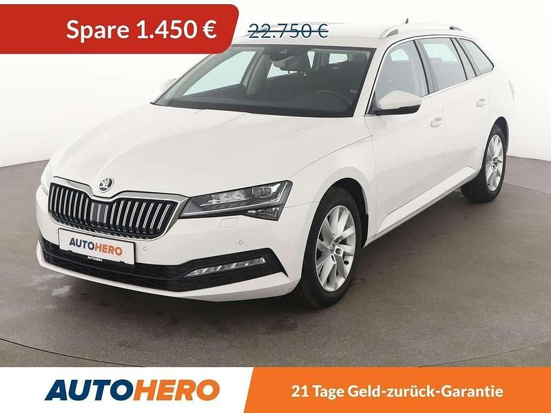 Candyweiss Gebraucht 2019 Skoda Superb Ambition Kombi | 21.300 € (Guter Preis) - Bild 1/3
