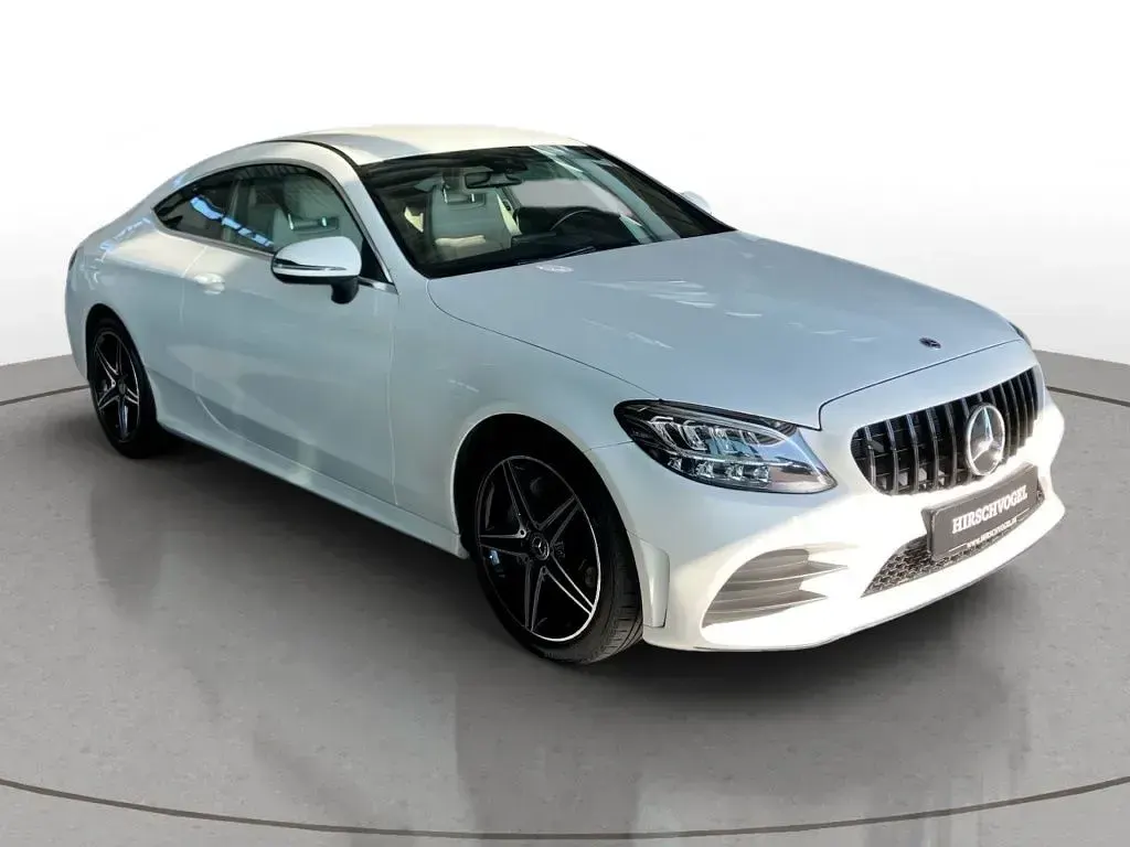 Gebraucht Mercedes C220 AMG line 194 PS (142 kW) 2023 Polarweiß uni Coupé