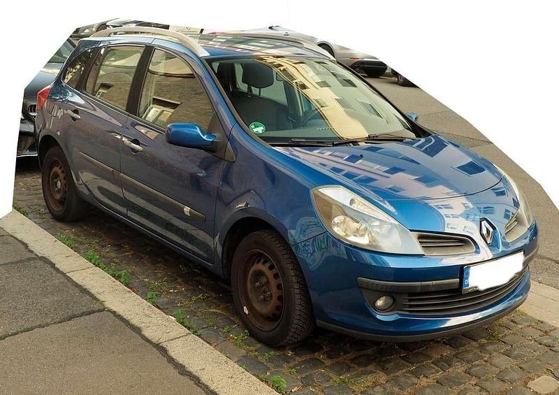 Gebraucht Renault Clio GrandTour Dynamique 101 PS (74 kW) 2008 Blau Kombi