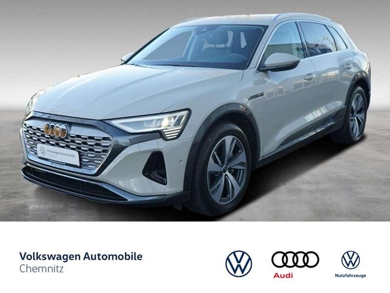 Beige Gebraucht 2023 Audi Q8 e-tron Advanced Plus SUV | 52.930 € - Bild 1/4