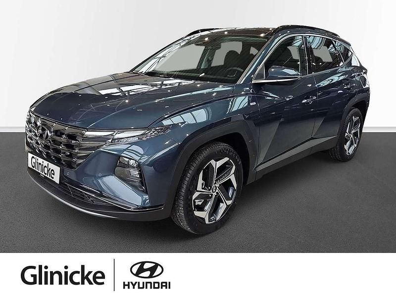 Teal blue / met Gebraucht 2023 Hyundai Tucson Prime SUV | 37.690 € - Bild 1/4
