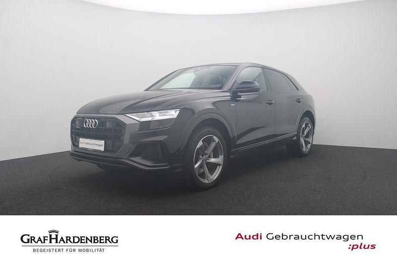 Orcaschwarz metallic Gebraucht 2021 Audi Q8 S-Line SUV | 54.880 € (Superpreis) - Bild 1/4