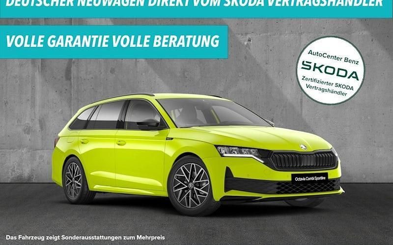 Blau Neu 2025 Skoda Octavia SportLine Kombi | 31.690 € (Fairer Preis) - Bild 1/4