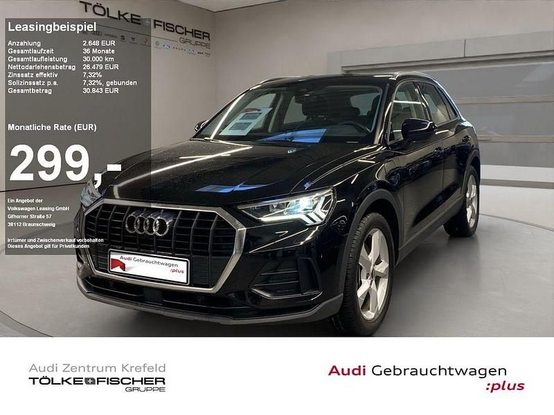 Mythosschwarz (metallic) Gebraucht 2022 Audi Q3 Basis SUV | 26.479 € (Guter Preis) - Bild 1/4