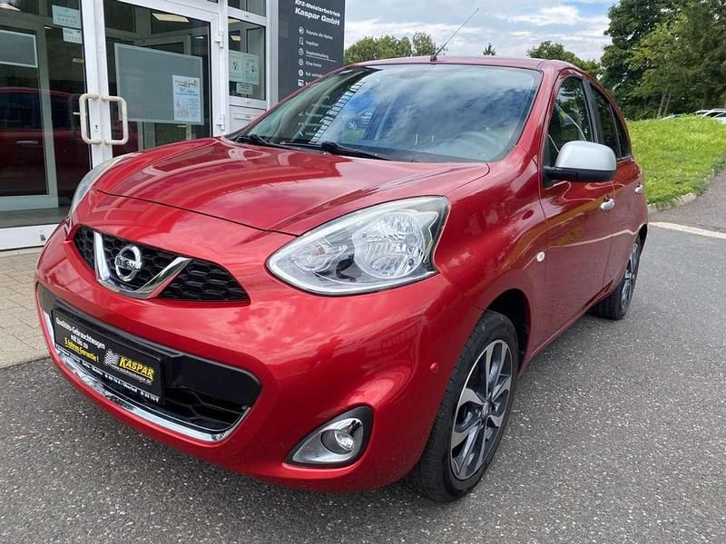 Intens rot Gebraucht 2016 Nissan Micra N-TEC Kleinwagen | 7.990 € (Fairer Preis) - Bild 1/4
