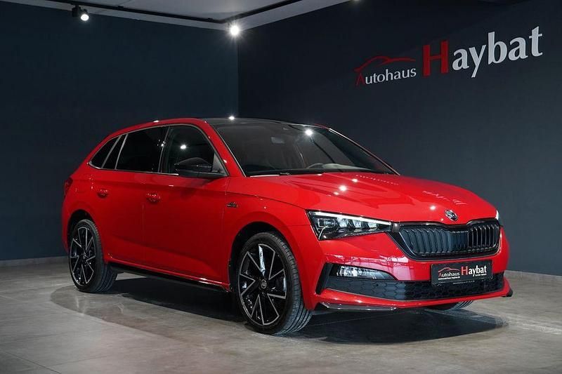 Rot Gebraucht 2021 Skoda Scala Monte Carlo Kleinwagen | 18.950 € (Fairer Preis) - Bild 1/4
