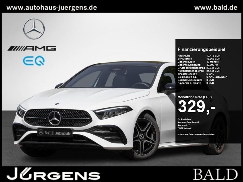 Digitalweiss Gebraucht 2024 Mercedes A200 AMG Limousine | 33.880 € (Fairer Preis) - Bild 1/4