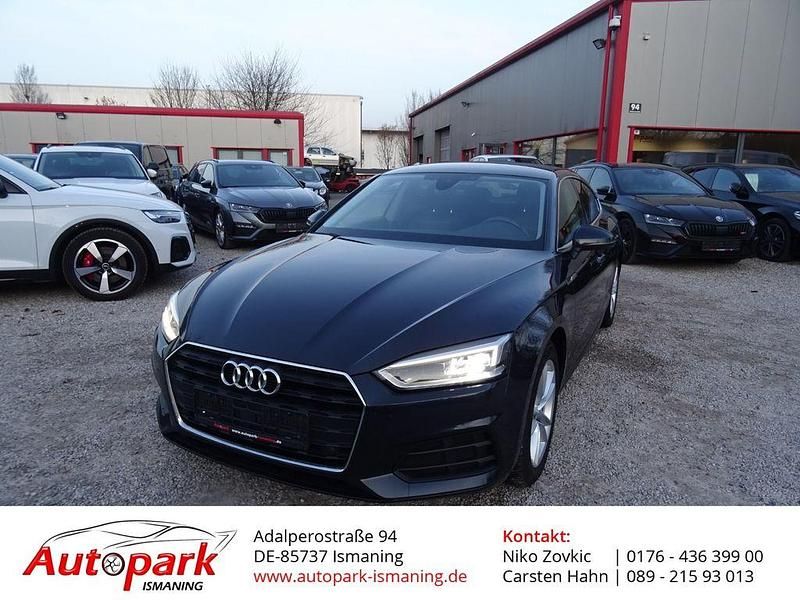 Gebraucht Audi A5 Sportback Basis 150 PS (110 kW) 2018 Mondscheinblau metallic, monds Kleinwagen