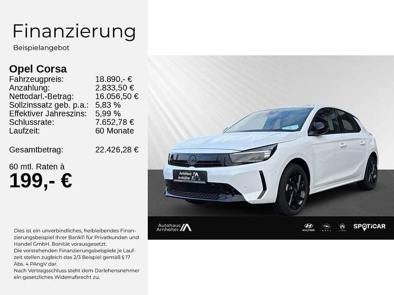 Gebraucht Opel Corsa 101 PS (74 kW) 2024 Weiß Limousine