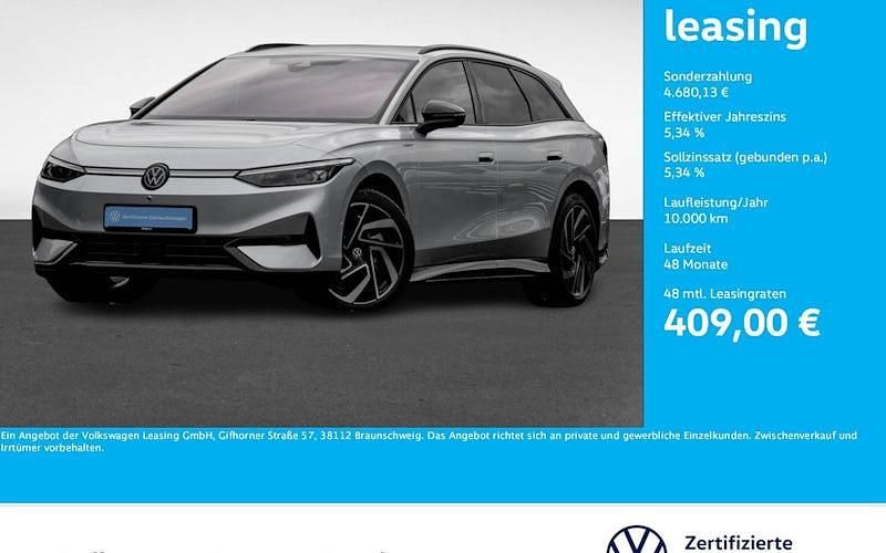 Silber Gebraucht 2024 VW ID.7 Pro Limousine | 49.074 € (Fairer Preis) - Bild 1/4