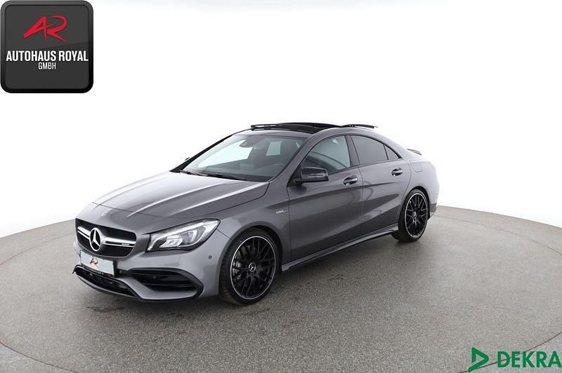 Grau Gebraucht 2018 Mercedes CLA45 AMG AMG Limousine | 36.480 € (Fairer Preis) - Bild 1/4