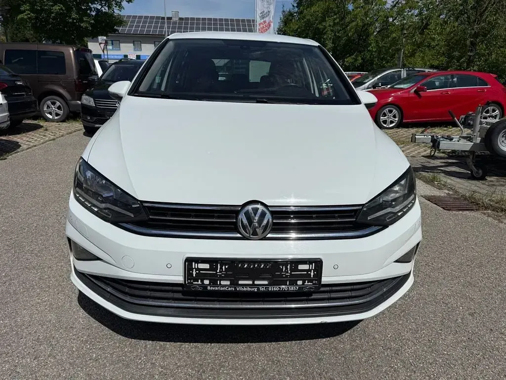 Gebraucht VW Golf Sportsvan 131 PS (96 kW) 2018 Weiß Van / Kleinbus