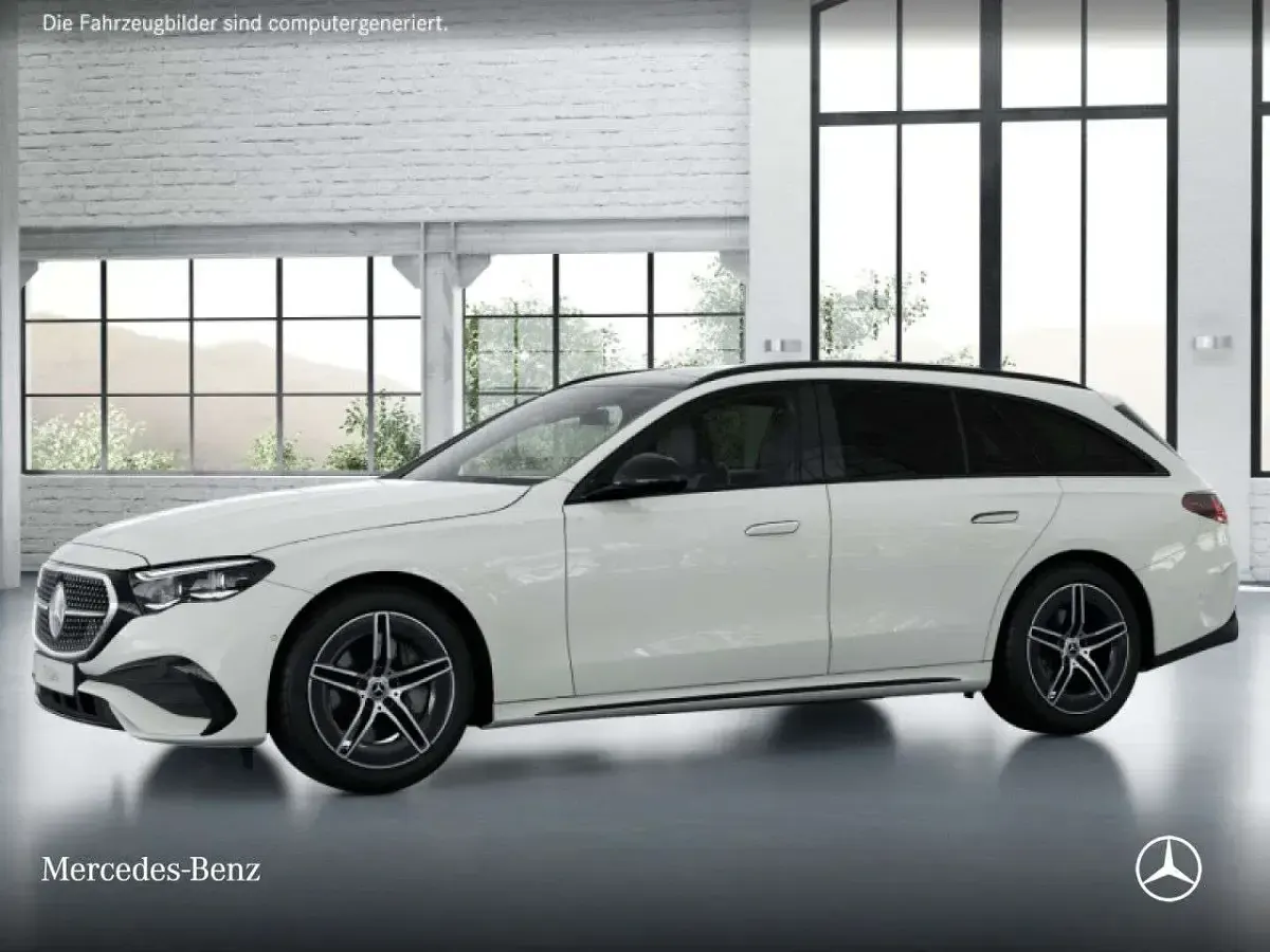 Gebraucht Mercedes E200 AMG line 204 PS (150 kW) 2026 Polarweiß Kombi