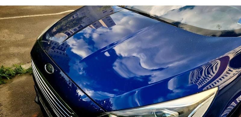 Gebraucht Ford Grand C-Max Titanium 182 PS (133 kW) 2015 Blau Van / Kleinbus