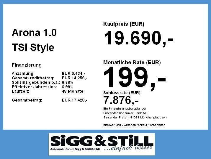 Gebraucht Seat Arona Style 116 PS (85 kW) 2025 Candy weiss SUV