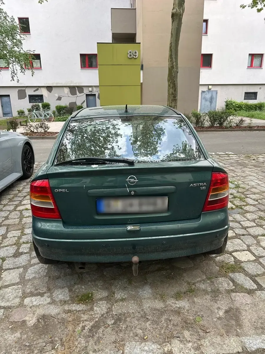 Gebraucht Opel Astra 101 PS (74 kW) 2002 Grün Kleinwagen