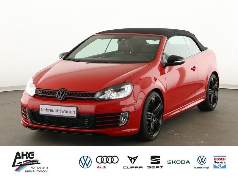 Rot Gebraucht 2016 VW Golf Cabriolet Edition Cabrio | 25.990 € - Bild 1/4