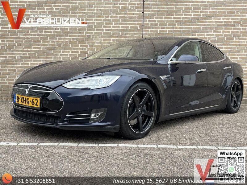 Blau Gebraucht 2014 Tesla Model S Limousine | 13.950 € (Superpreis) - Bild 1/4