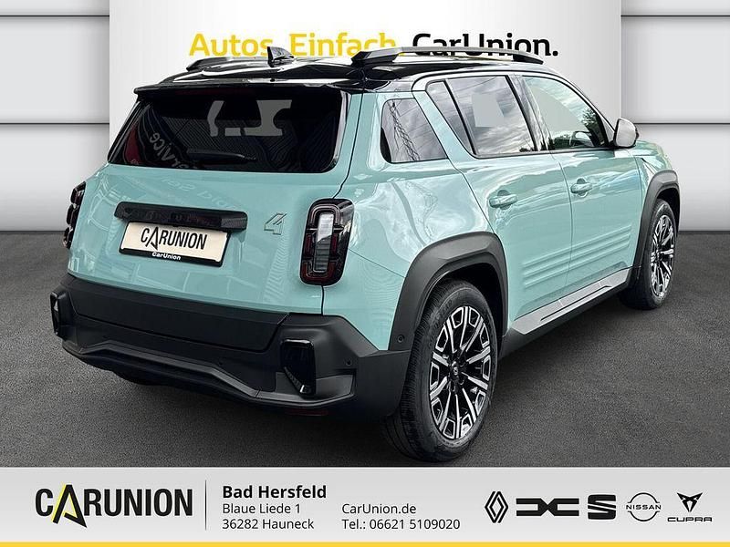 Neu Renault 4 E-Tech Iconic 110 kW (150 PS) 2025 Hautsdefrancegrün, black pe SUV