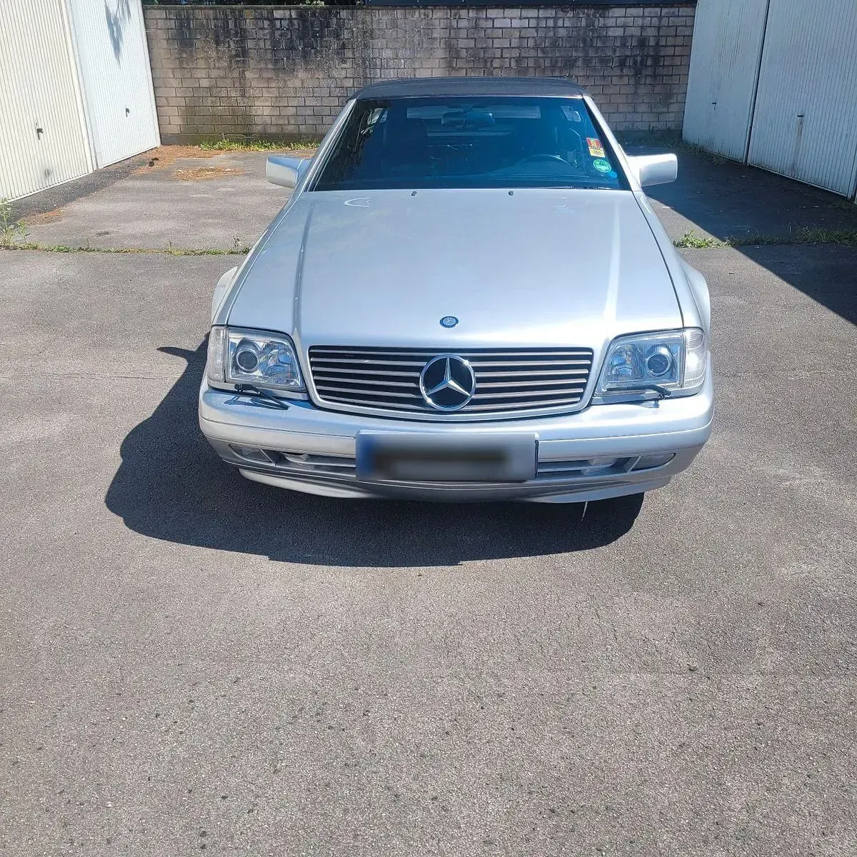 Gebraucht Mercedes SL320 231 PS (169 kW) 1995 Silber Cabrio